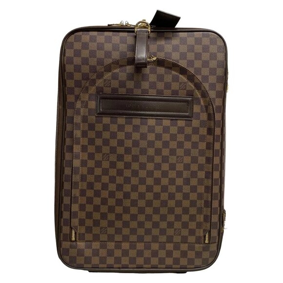 LOUIS VUITTON Pegase 55 (Old Model) Ebene Damier Suitcase bran840-101525 - Picture 1 of 16